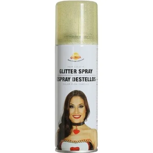 All4Party Hårspray Glitter Guld 125 ml