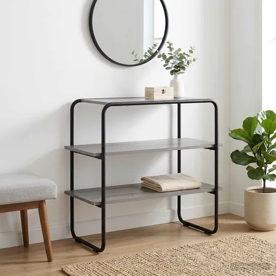 vidaXL Konsolbord Grå Sonoma 80 x 41 x 75 cm Konstrueret Træ