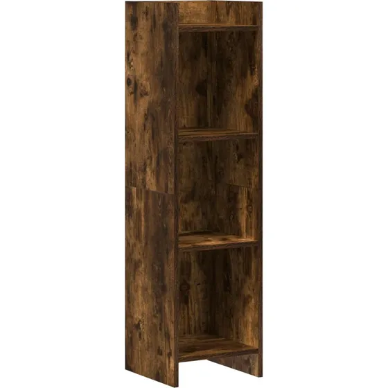 vidaXL Bogreol Røget Eg 30x30x111 cm Konstrueret Træ