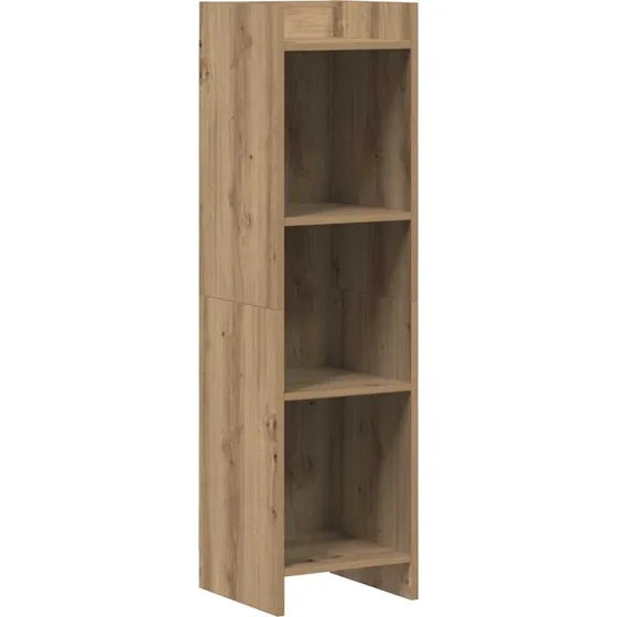 vidaXL Artisan-eg Bogreol 30 x 30 x 111 cm Konstrueret Træ