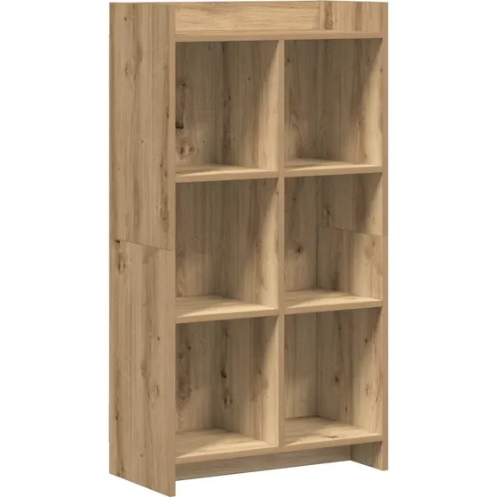 vidaXL Bogreol Artisan-eg 59 x 30 x 111 cm Konstrueret Træ