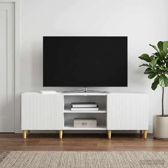 vidaXL TV-skab Hvid 150x31x50 cm Konstrueret Træ