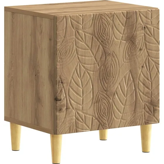 vidaXL Sengebord Artisan-eg 43 x 34,5 x 50 cm Konstrueret Træ