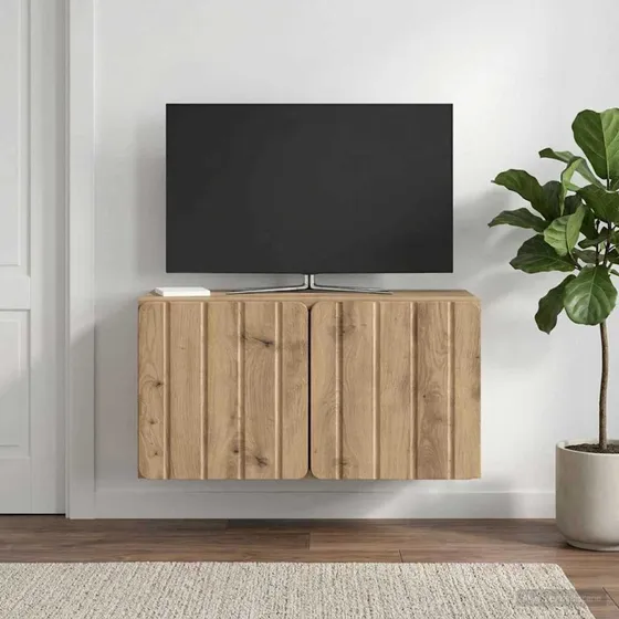 vidaXL Væghængt TV-skab 59,5 x 31 x 30 cm Artisan-eg Konstrueret Træ