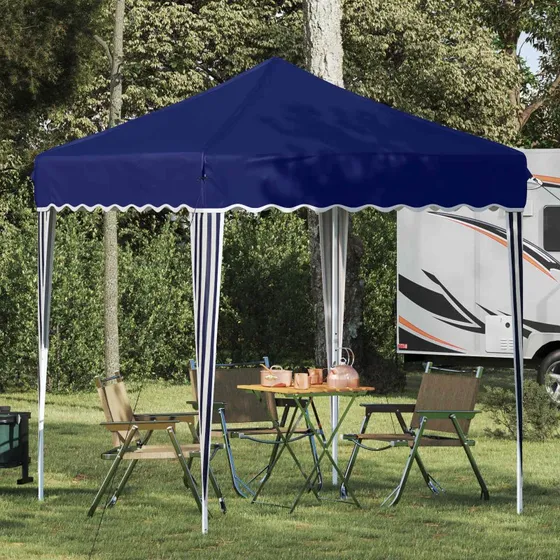vidaXL Pop-up Festtelt 195x195x245 cm Blå Oxfordstof