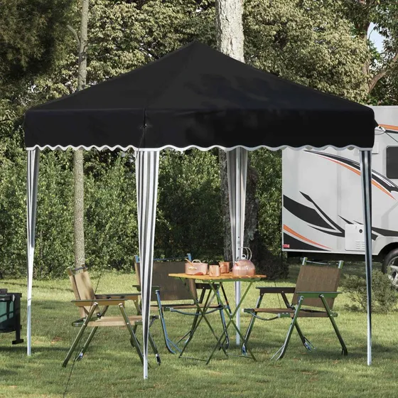 vidaXL Pop-up Festtelt 195x195x245 cm Antracit Oxford Stof