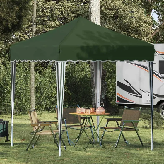 vidaXL Pop-up Festtelt 195x195x245 cm Grønt Oxford-stof