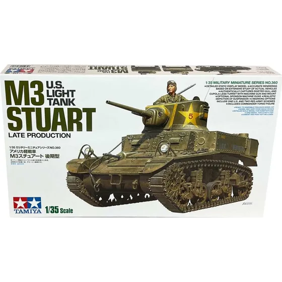 Tamiya M3 Stuart U.S. Light Tank 1:35 Late Production