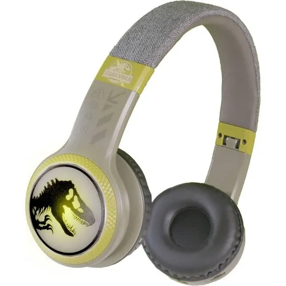 Jurassic World T-Rex Trådløs LED On-Ear Hovedtelefon