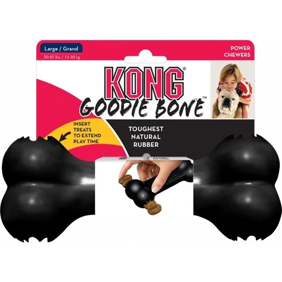 Kong Extreme Bone 21 cm - Stærkt gummi med Goodie Gripper