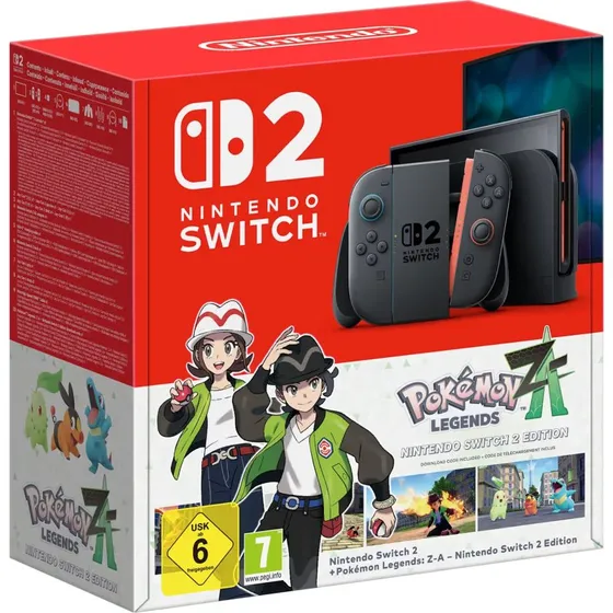 Nintendo Switch 2 + Pokémon Legends Z-A, 256 GB, Sort
