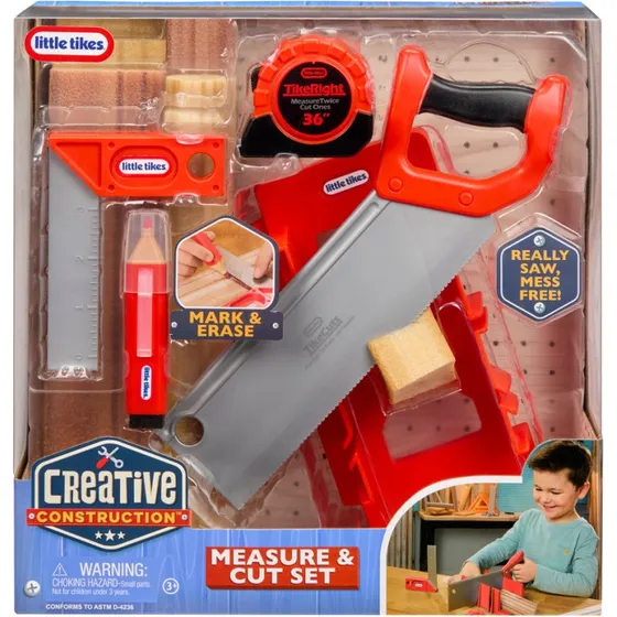 Little Tikes Creative Construction Måle- og Savesæt