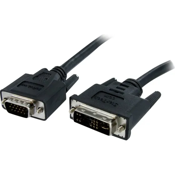 StarTech.com 2m DVI til VGA Kabel Sort