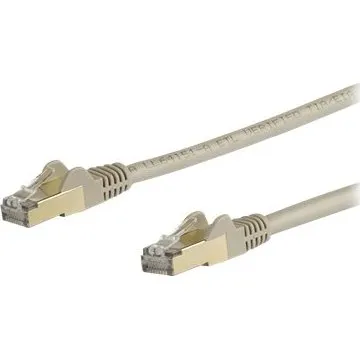 StarTech.com 1m CAT6A STP Ethernet Kabel, Grå, 10GbE, PoE 100W