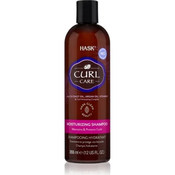 Hask Krøllepleje Fugtgivende Shampoo 355 ml