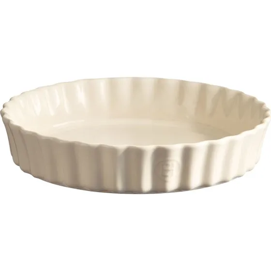 Emile Henry Tærteform 28 cm, Cream