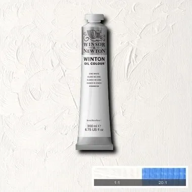 Winsor Winton Oil Color 200ml Zinc White 748