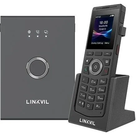 Fanvil W710P Trådløs IP-Telefon, Sort, 2" LCD