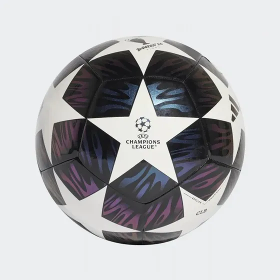 Adidas UEFA Champions League-fodbold, Størrelse 5, Sort