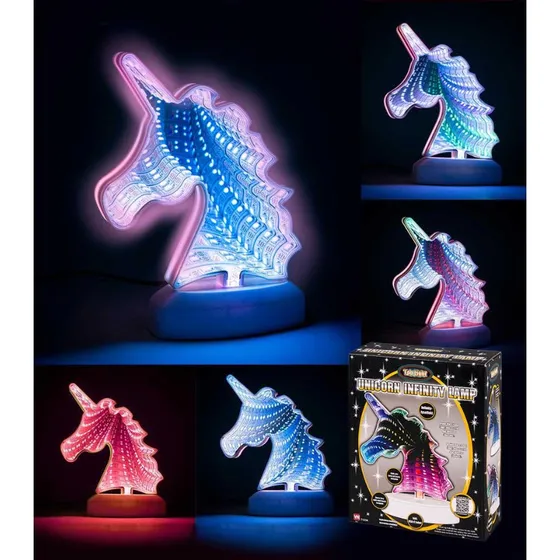 VN Lek Enhjørning Infinity Lampe 19x15 cm