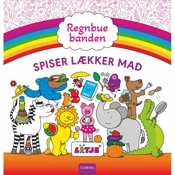 Lotje: Regnbuebanden spiser lækker mad