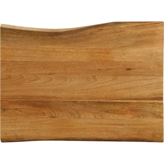 vidaXL bordplade 70x60x3,8 cm naturlig kant i massivt mangotræ