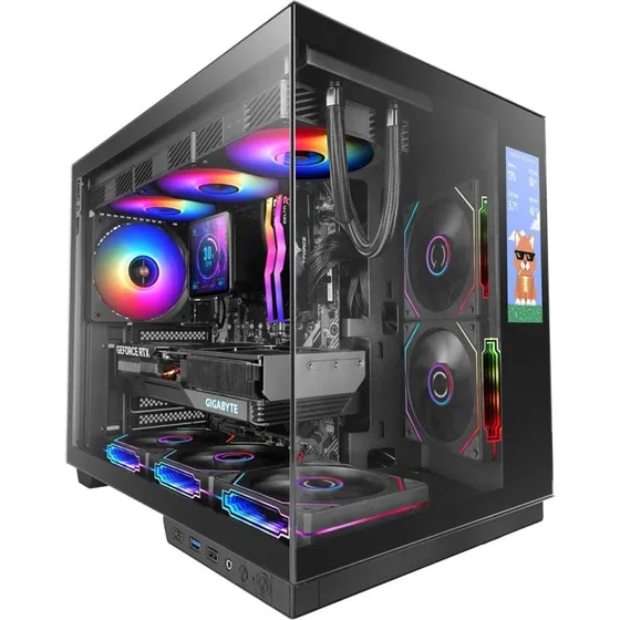 TACENS Mars Gaming MCMIRAGE Midi Tower, sort