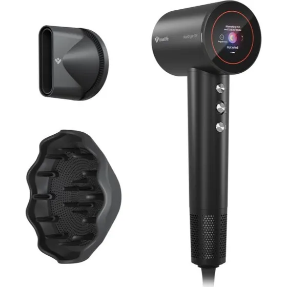 TrueLife HairDryer D9 1600 W, sort