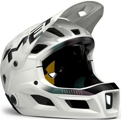 MET Parachute MCR MIPS Full Face Hjelm - Mat Hvid/Flerfarvet (52-56 cm)