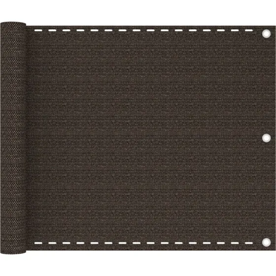 vidaXL altanafskærmning 75x300 cm HDPE brun
