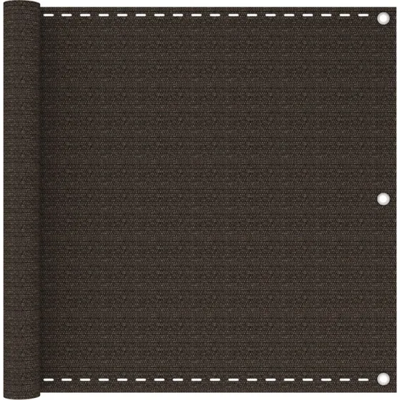 vidaXL altanafskærmning 90x600 cm HDPE brun