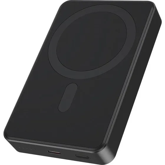 Gembird 15 W Magnetisk Wireless Powerbank 10000 mAh, Sort