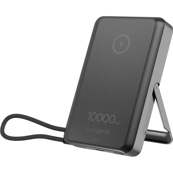 Gembird 15 W magnetisk trådløs powerbank 10.000 mAh sort
