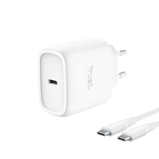 Trust Maxo 45W USB-C Vægoplader, Hvid (GaN)