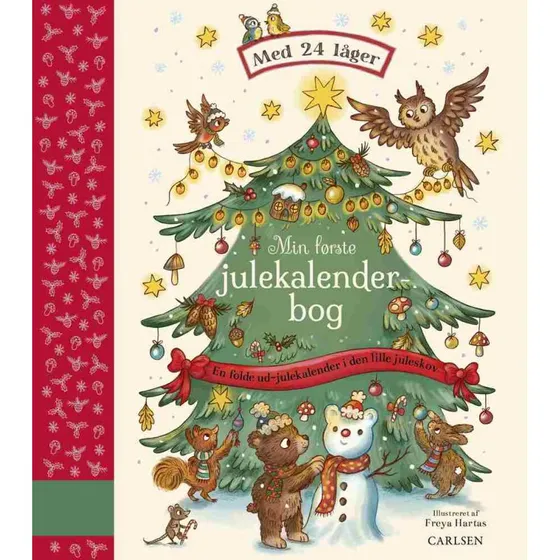 Min første julekalenderbog – 24 låger i skovens julestemning