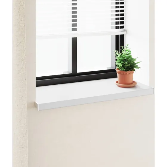 vidaXL Vindueskarm Hvid 60 x 40 x 4,5 cm PVC