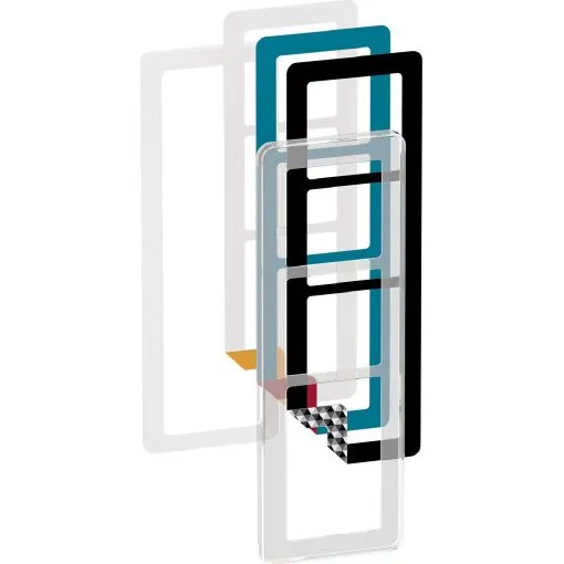 LK Fuga Choice 3,5 modul designramme, transparent