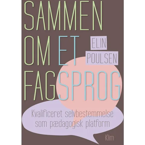Elin Poulsen: Sammen om et fagsprog