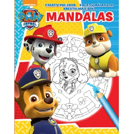 Mandalas Nickelodeon Paw Patrol - Kreativ Malebog