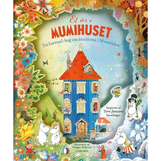 Mumihuset: Et år i Mumihuset - Hardcover børnebog