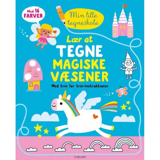 Lær at tegne magiske væsener – trin for trin