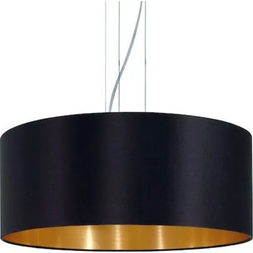 Eglo Maserlo pendel, 53 cm, sort/guld