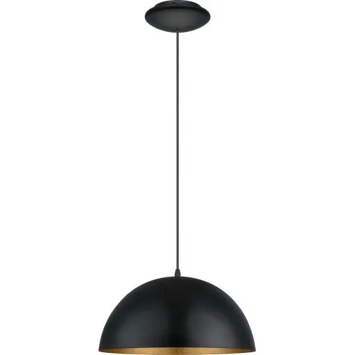 Eglo Gaetano Pendel, Sort og Guld, E27
