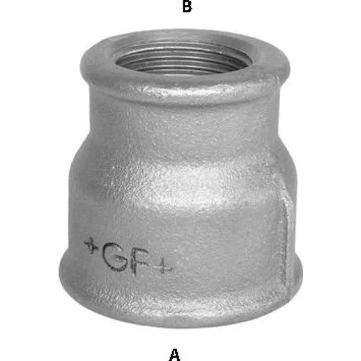 GF Formmuffe galvaniseret 2" x 1 1/2"