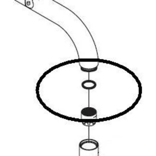 Vola VR15P O-ring Ø11 x 2 mm, sort