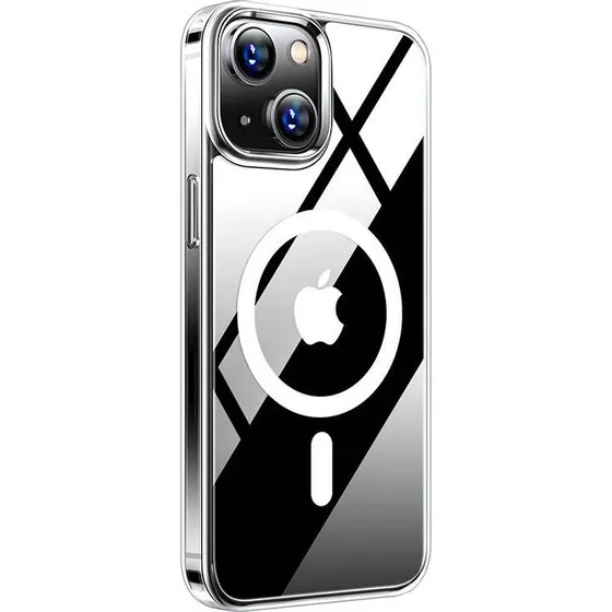 Torras Diamond Clear-Mag Cover til iPhone 15 (MagSafe) Transparent