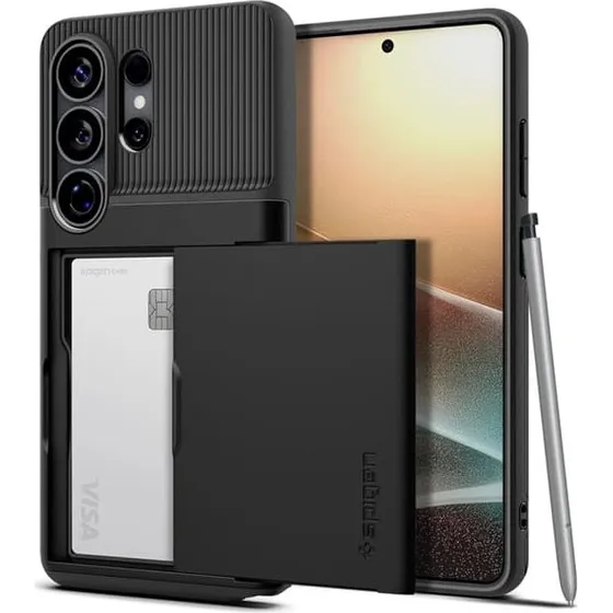 Spigen Slim Armor CS Cover til Galaxy S26 Ultra, Sort