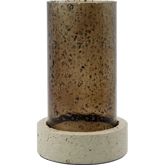 House Doctor Rivo Lysestage Brun 21,5 cm