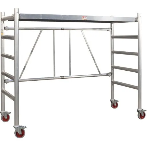 Jumbo Foldestillads 178SKL - Aluminium, 1,55/3,55 m, med bremsehjul