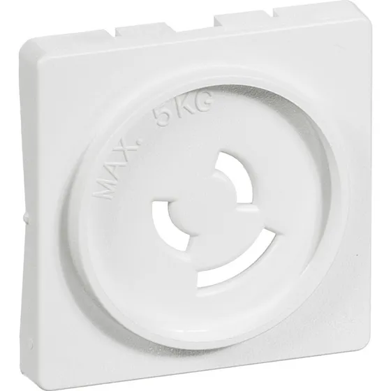 LK FUGA Afdækning Lampestik 45x45mm Hvid